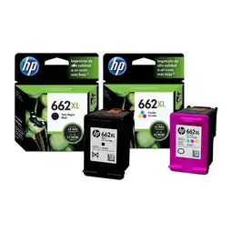 Falabella Cartucho 662xl negro y tricolor para 2515 kit X 2 oferta