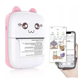 Falabella Mini Impresora Portatil Bluethooth Para Celular Rosada oferta