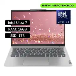 Falabella PORTATIL INTEL ULTRA 7 155H RAM 16GB SSD 1TB WIN11 HOME 14P oferta