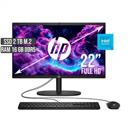 Falabella TODO EN UNO INTEL DUAL CORE SSD 2TB RAM 16GB LED 22 FULL HD oferta