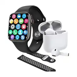 Falabella Kit Reloj Inteligente Audífonos Doble Banda Ritmo Cardiaco oferta