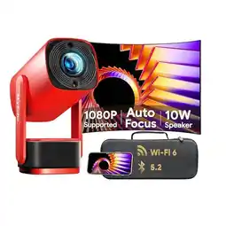 Falabella Proyector Portatil Wifi Bluetooth con Alcance Corto y Pantalla de 150 Pulgadas oferta