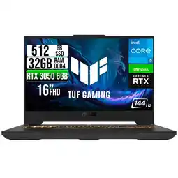 Falabella PORTATIL TUF INTEL CORE 5-210H RTX 3050 6GB SSD 512GB RAM 32GB 16" WUXGA 144HZ oferta