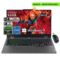 Falabella LOQ INTEL CORE I7-13650HX RTX 4060 8GB SSD 4TB RAM 24GB LED 15,6 FHD 144Hz + MOUSE BLUETOOTH oferta