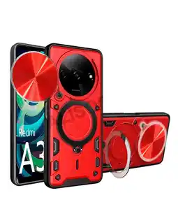 Falabella Estuche Proteccion Camara Con Soporte Para Xiaomi Redmi A3 Rojo oferta