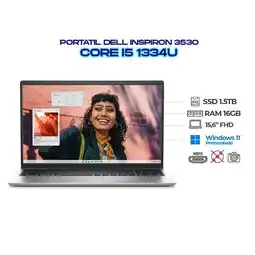 Falabella PORTATIL INSPIRON 3530 INTEL CORE I5-1334U 15.6 FHD - RAM 16GB DDR4 SSD 1.5TB oferta