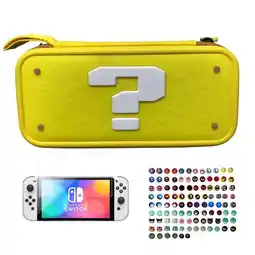 Falabella Estuche Edicion Signo ? + Vidrio + 2 Grips Para Switch OLED oferta