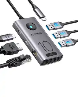 Falabella Hub Usb Tipo C 6 En 1 De 10gbps/100w Cx10-6p oferta