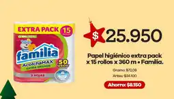 Éxito Familia acolcha max papel higiénico oferta