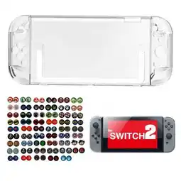 Falabella Funda Case Tpu + Vidrio + 2 Grips Compatible Switch 2 oferta