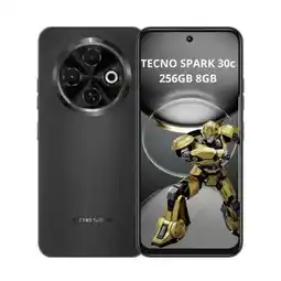 Falabella Celular Tecno Spark 30C 256Gb/8+8Ram Negro + Obsequio oferta