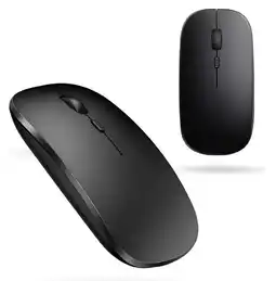 Falabella Mouse Inalámbrico Slim 2.4 Ghz Bluetooth Silencioso, Portátil Y Ergonómico Negro Negro oferta