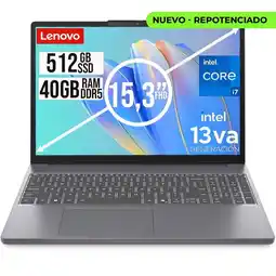 Falabella PORTATIL SLIM INTEL CORE I7 13620H SSD 512GB RAM 40GB DDR5 15,3 WUXGA oferta
