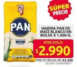 Ara PAN harina pan de maiz blanco oferta