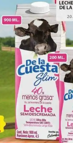 Ara De la cuesta leche semidescremada tetra pak oferta