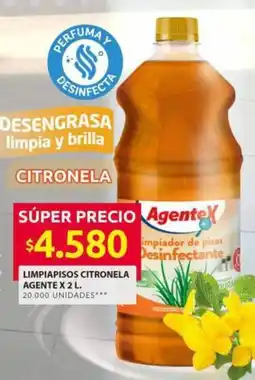 Ara Agente X limpiapisos citronela oferta