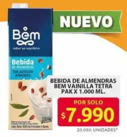 Ara Bem bebida de almendras vainilla tetra pak oferta