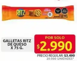 Ara Ritz galletas de queso oferta