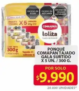 Ara Ponqué comapan tajado gala surtido oferta