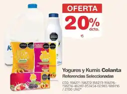 Makro Colanta yogures y kumis oferta