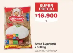 Makro Supremo arroz oferta