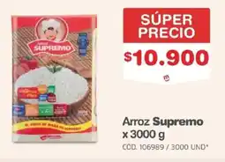 Makro Supremo arroz oferta