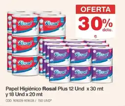 Makro Rosal Plus papel higienico oferta