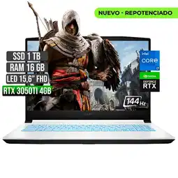 Falabella SWORD INTEL CORE I7-11800H RTX 3050TI 4GB SSD 1TB RAM 16GB LED 15,6 FULL HD 144Hz oferta