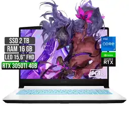 Falabella SWORD INTEL CORE I7-11800H RTX 3050TI 4GB SSD 2TB RAM 16GB LED 15,6 FULL HD 144Hz oferta