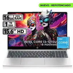 Falabella PORTATIL INTEL CORE I3 1215U 16 GB RAM 1 TB SSD PANTALLA 15,6 FHD SILVER oferta