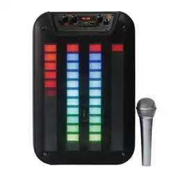 Falabella Parlante con Manija Luces LED y Micrófono Ideal para Eventos oferta