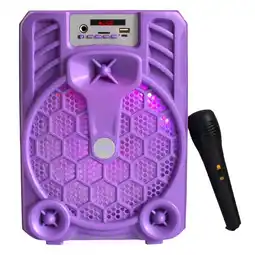 Falabella Parlante Bluetooth Portátil con Micrófono y Luces RGB oferta