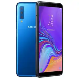 Falabella Celular Galaxy A7 - 128GB - Azul lector Huellas NFC oferta