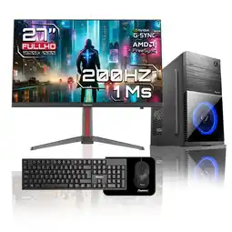 Falabella Computador Gamer Ryzen 5 5600GT RAM 16GB SSD 512GB Monitor 27 Pulgadas 200Hz oferta