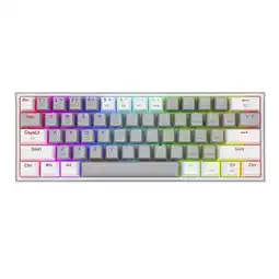 Falabella TECLADO MECÁNICO MINI 60% FIZZ PRO K616 RGB GRISBLANCO SWITCH ROJO TRIPLE CONEXIÓN oferta
