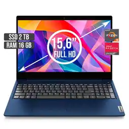 Falabella PORTATIL LENOVO AMD RYZEN 5-7520U SSD 2TB RAM 16GB LED 15,6 FULL FHD oferta