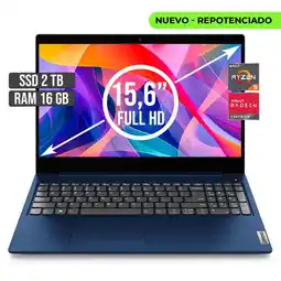 Falabella PORTATIL LENOVO AMD RYZEN 5-7520U SSD 2TB RAM 16GB LED 15,6 FULL FHD oferta