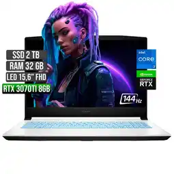 Falabella SWORD INTEL CORE I7-12700H RTX 3070TI 8GB SSD 2TB RAM 32GB LED 15,6 FULL HD 144Hz oferta
