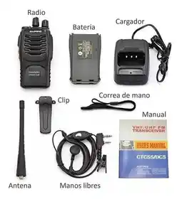 Falabella Radio Intercomunicador BF 888S Walkie Takie PROM X 2 oferta