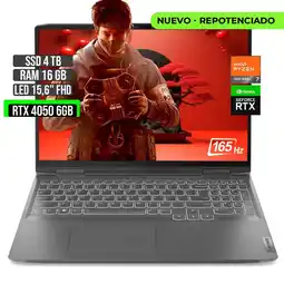 Falabella LOQ AMD RYZEN 7-7840HS RTX 4050 6GB SSD 4TB RAM 16GB LED 15,6 FHD 165Hz oferta