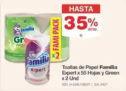 Makro Familia toallas de papel oferta