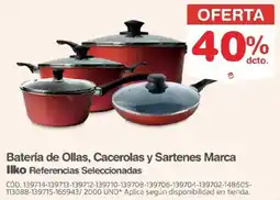 Makro Ilko batería de ollas, cacerolas y sartenes oferta