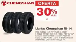 Makro Chengshan Rin 14 llantas oferta