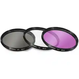 Falabella Kit 3 filtros uv fld cpl polarizado 49mm para canon yongnuo nikon sony oferta