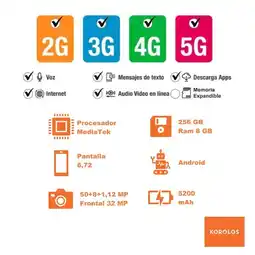 Falabella G56 256GB 8GB Ram 5G Verde + Smartwatch oferta