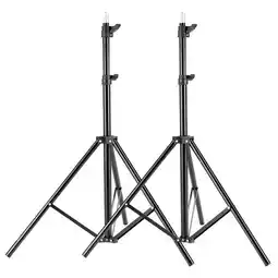 Falabella Kit 2 trípodes de luz 2 metros para estudio fotografía video oferta