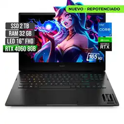 Falabella OMEN INTEL CORE I7-13620H RTX 4060 8GB SSD 2TB RAM 32GB LED 16" FHD 165Hz oferta