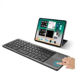 Falabella TECLADO PORTATIL PLEGABLE TOUCH PAD INALAMBRICO oferta