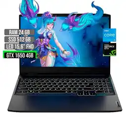 Falabella Portátil Intel Core i5 GTX 1650 24GB RAM 512GB SSD 15.6 FHD oferta