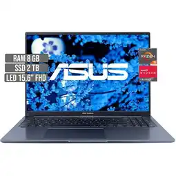 Falabella VIVOBOOK AMD RYZEN 5-5600H SSD 2TB RAM 8GB LED 156 FHD oferta